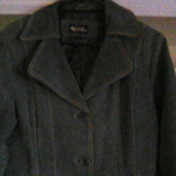 Swuede jean trench,ub leather collection - Picture 3 of 4